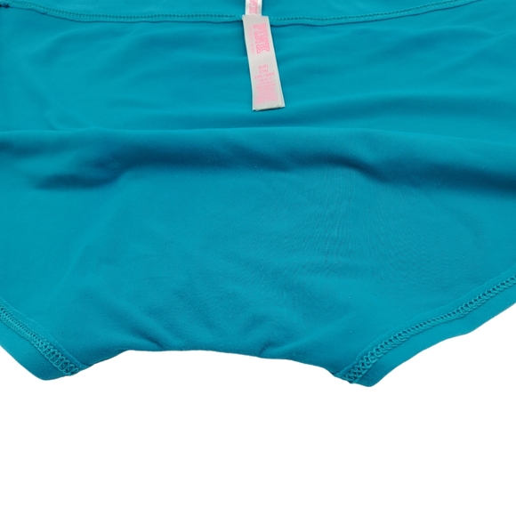 PINK Victoria's Secret Low Rise Lace Boyshort Women's Size Small Blue - Picture 10 of 11